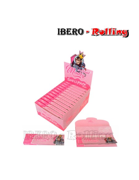papel monkey king pink largo + tips unidad